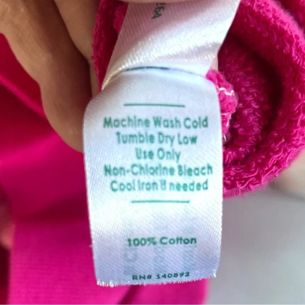 Marine Layer Ombre Palm Crewneck Sweatshirt in Cream and Pink - Picture 6 of 8